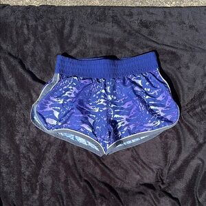 Blue Camouflage Women's Shorts